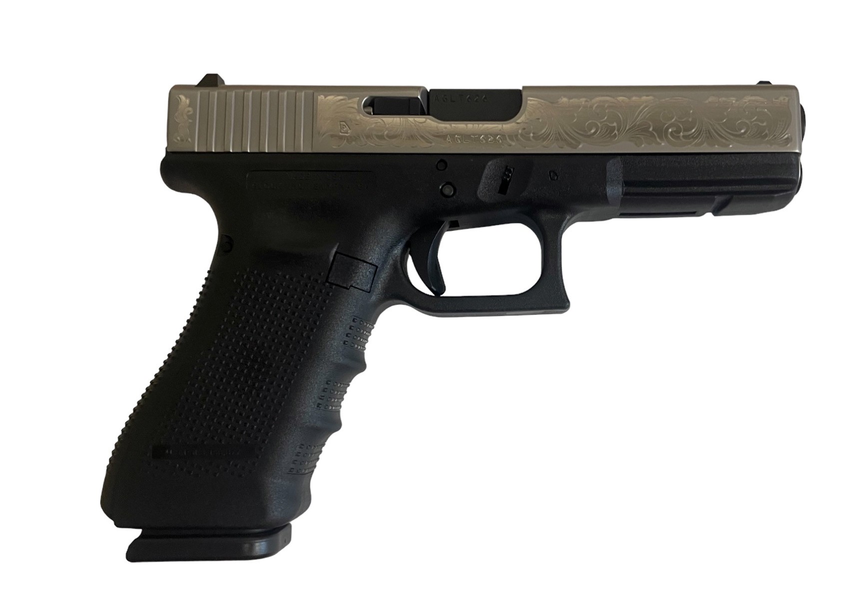 GLOCK 17 GEN4 STAINLESS SCROLL TALO 13209 - Smith Savings Week